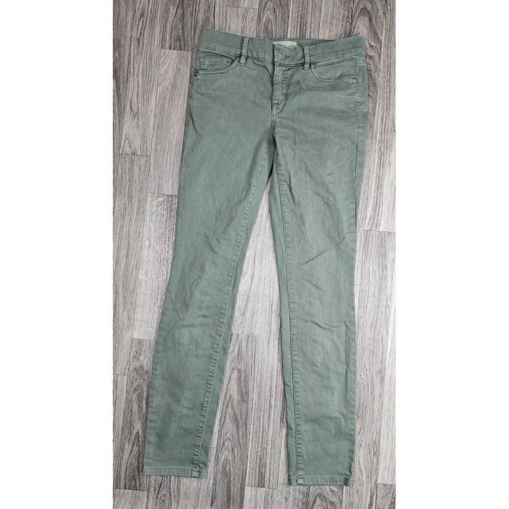 LOFT Skinny Jeans in Sage Green
